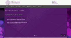 Desktop Screenshot of glitterevents.co.uk