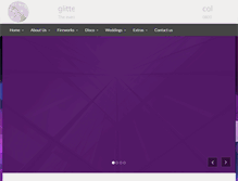 Tablet Screenshot of glitterevents.co.uk